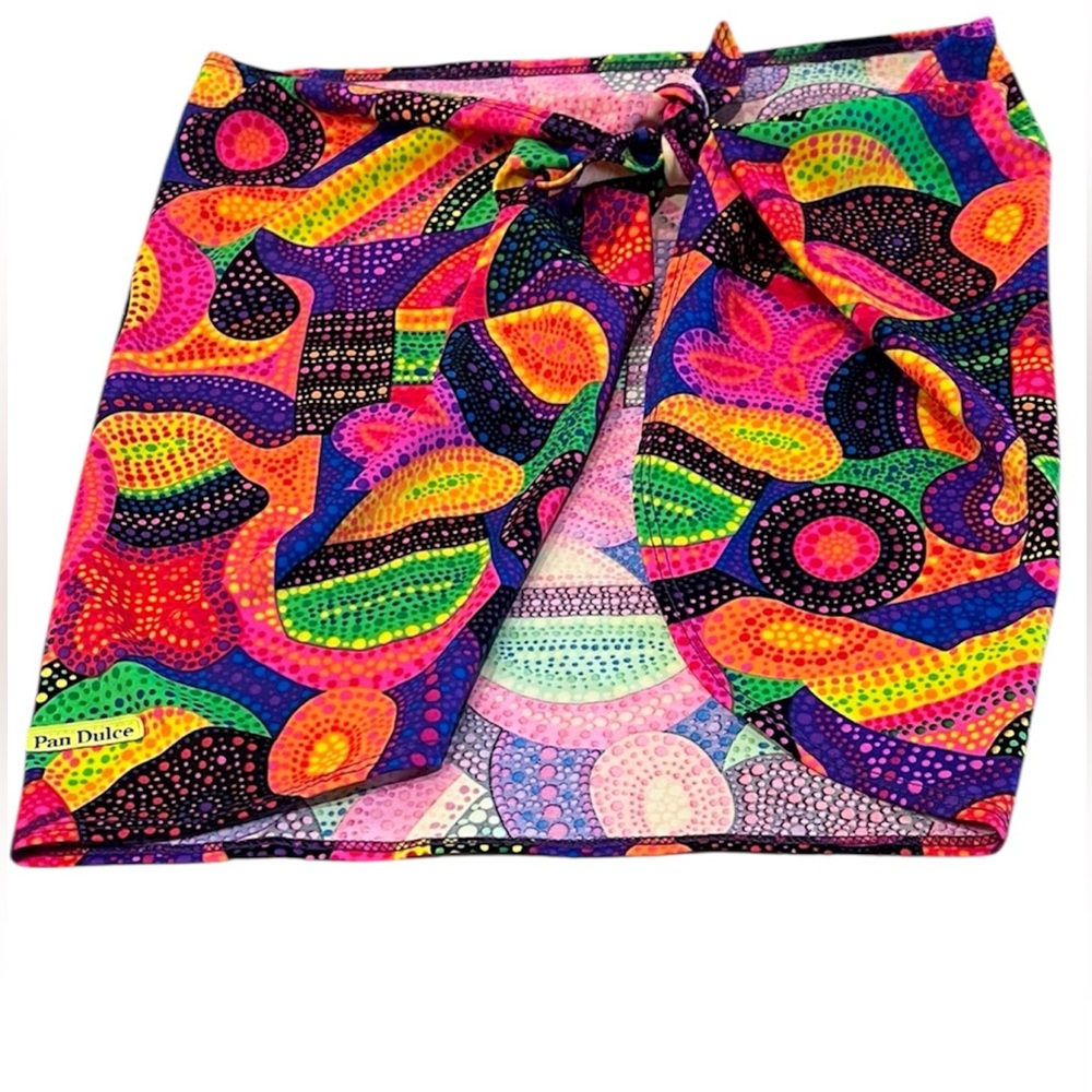 Vibrant Pink Kids One Piece Swimsuit. Cover - Size M / L